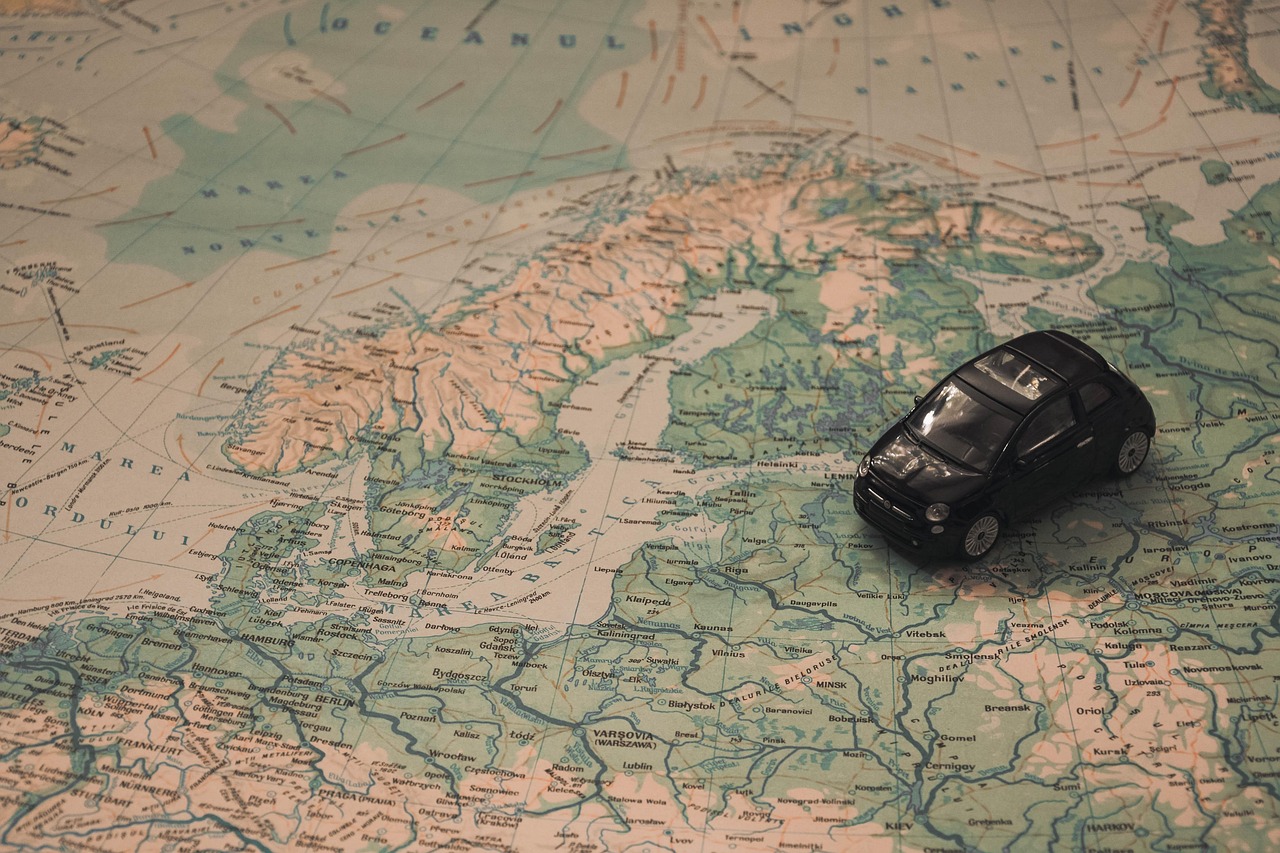 cheap flights Europe map