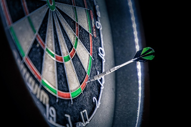 Diagram showing common dartboard scoring segments and treble, double, and bullseye areas (what is a nine dart finish in darts)
