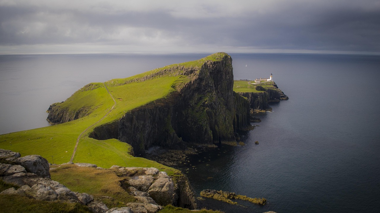 dramatic coastline