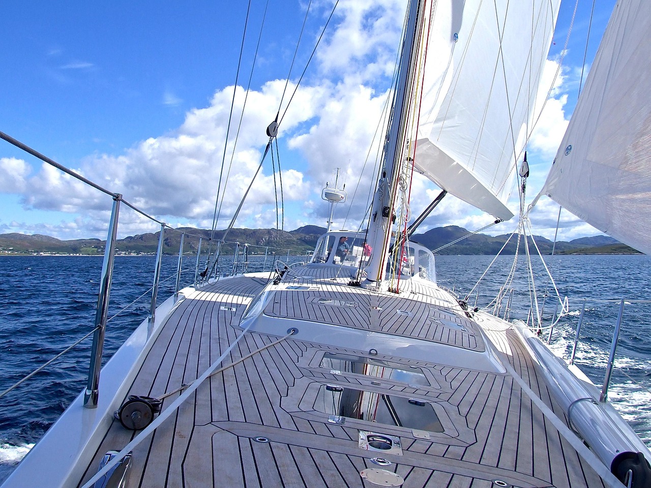 luxury cruise ship sailing