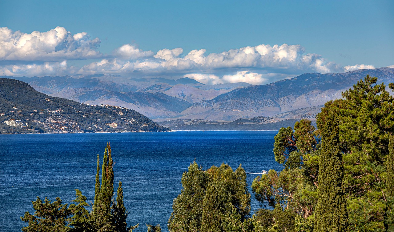 Mediterranean coast view