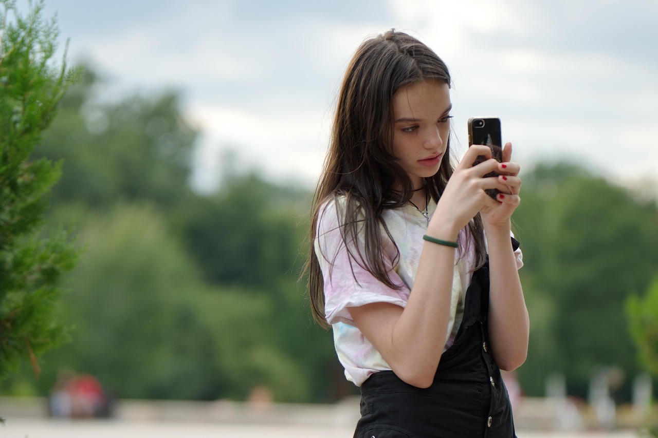 person holding new smartphone
