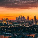 Raleigh skyline cityscape