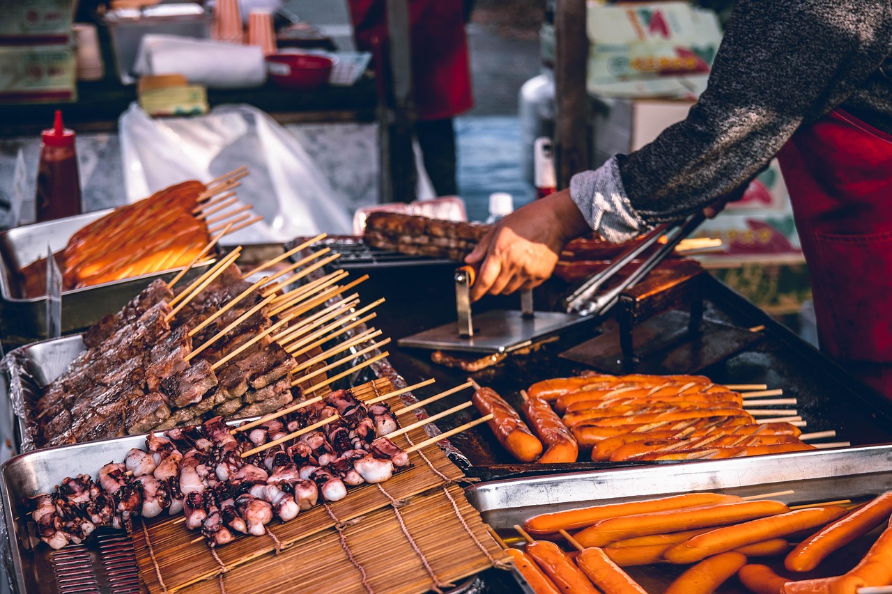 osaka street food night